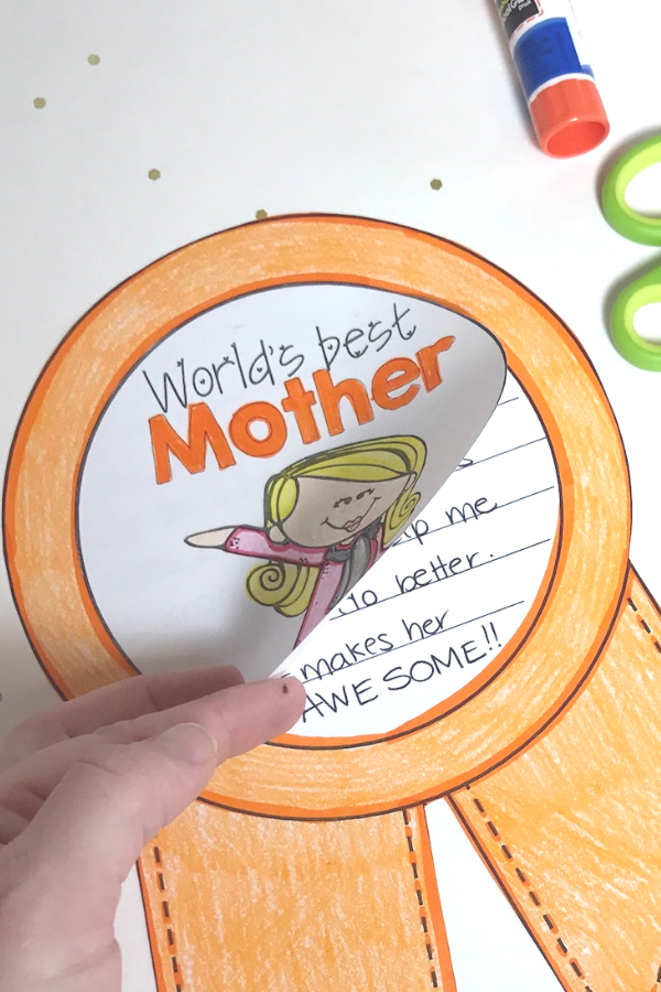 World's Best Mom - A Mothers Day Writing Craft - Differentiated Teaching with Rebecca Davies