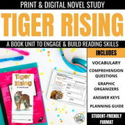 The Tiger Rising Novel Study